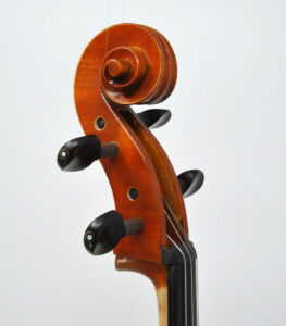 Scroll of Advanced Student Cello ALC 2600 Available at Green Gate Village St George