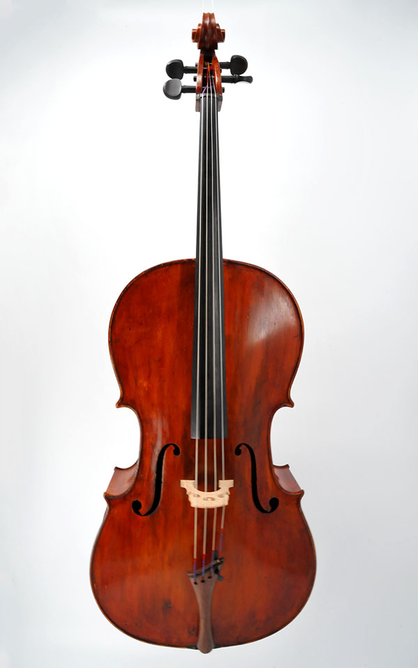 1924 French Cello by Georges Louis Dupuy - Front 2