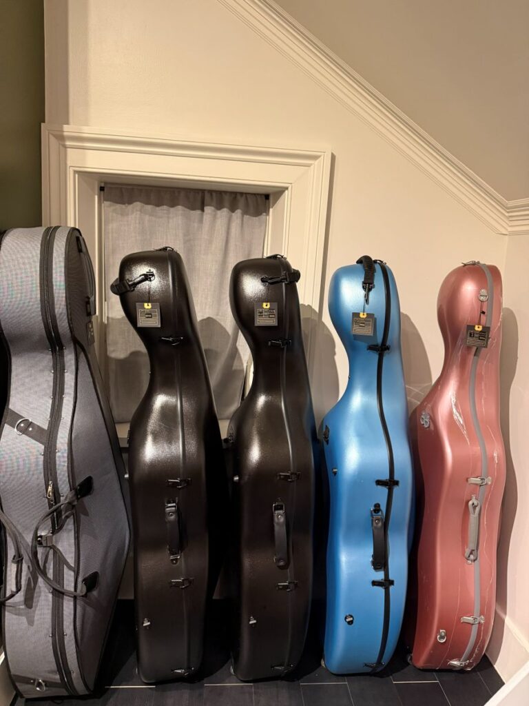 Small selection of hard Cello Cases