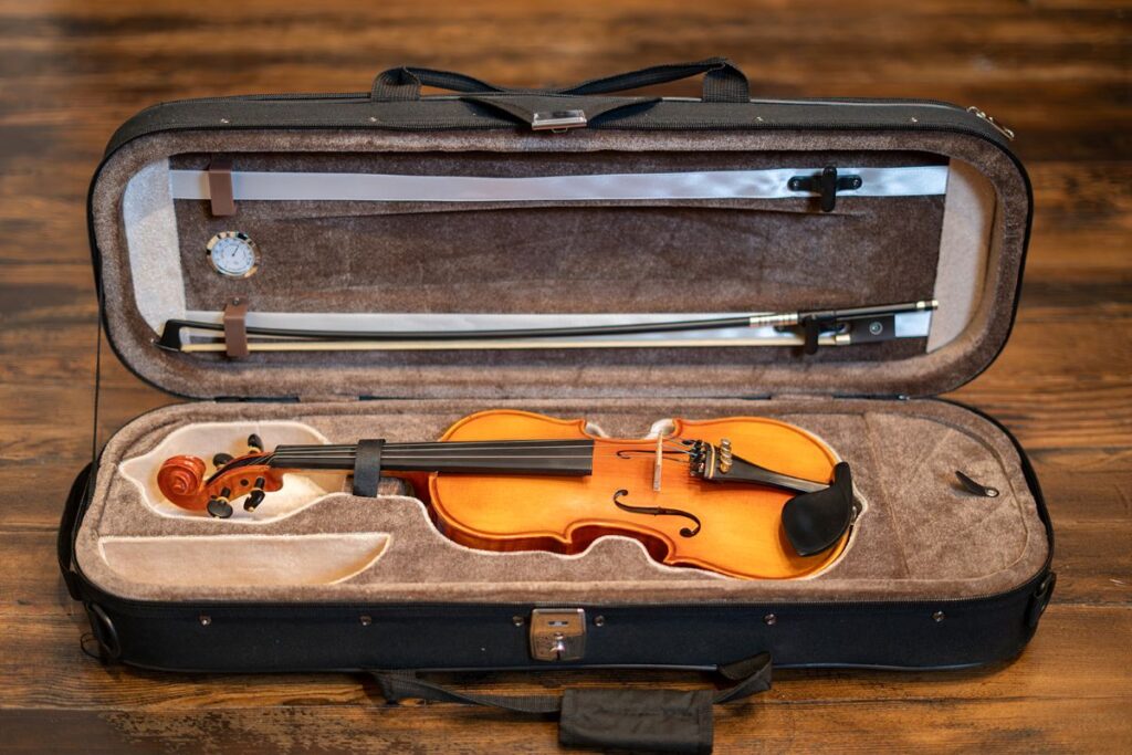 Violin Rental with case and fiber carbon bow